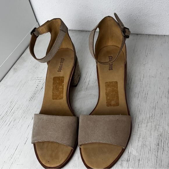 Soludos Capri Blush Espadrille block heel sandal size 9 - Picture 3 of 13